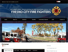 Tablet Screenshot of fresnofirefighters.net